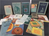 12 OLD RECIPES BOOKS