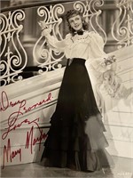 Mary Martin signed movie photo