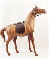 Hand crafted Leather horse