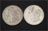 2 -1921 Morgan Dollars