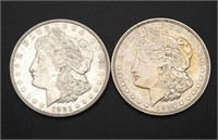 2 -1921 Morgan Dollars