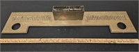 Antique Solid Brass Desk Stationary Holder-