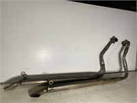 C3 Corvette side pipe mufflers