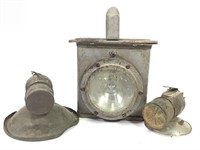 Vintage Carbide & Battery Lamps