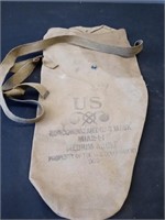 Military gas mask bag