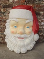 Vintage Light up Santa Head 36" x 24"