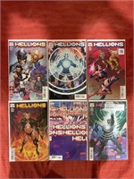 6 bagged and backed comics