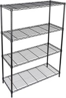 4-Shelf Adjustable,  Storage Shelving Unit, Steel