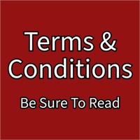 Terms and Conditions. Be Sure To Read