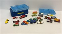 24 vintage hot wheel and matchbox cars