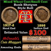 Small Cent Mixed Roll Orig Brandt McDonalds Wrappe