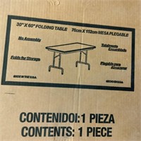 30" x 60" Folding Table    (R# 211)