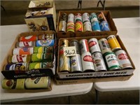 6 Flats Of Mostly 12 oz. Pull Tab Beer Cans -