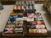 2 Flats Of Mostly 12 oz. Pull Tab Beer Cans -