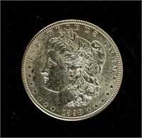 Coin 1898 Morgan Silver Dollar in Brilliant Unc.