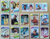 15 1980 Topps Hall of Famer HOF Yaz McCovey etc