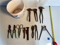 Lot of Tools Vtg Hognose Pliers, Pinchers, Shears
