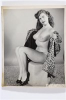Rare! 1940's Red Dot Nude Photograph