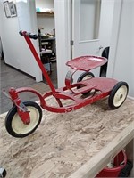 Vintage children's ride on three-wheeler