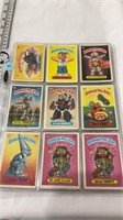 Vintage garage pail kids cards 12 sheets