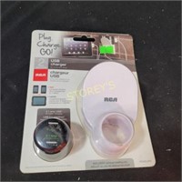 New in Box RCA USB charger