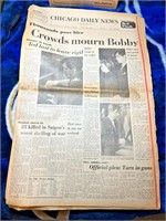 Crowds Mourn Bobby- Chicago Daily News 1968