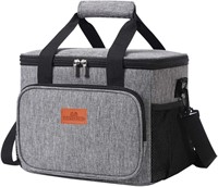 Large Insulated Picnic Lunch Bag  Grey