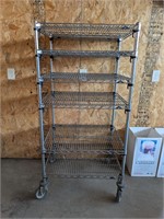 Stainless steel shelves