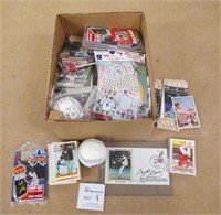 Box of Baseball Collectibles Lot