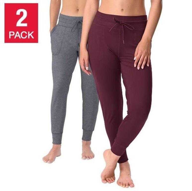 2-Pk Lole Women's MD Lounge Jogger, Purple and