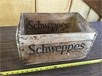 Schweppes Advertising Crate