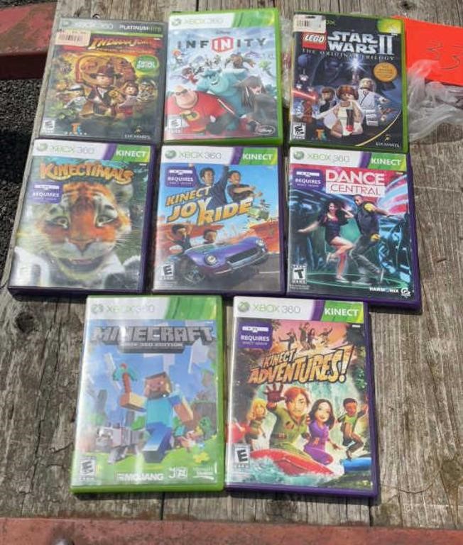 XBOX 260 KINECT GAMES