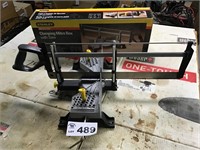 CLAMPING MITRE BOX WITH SAW