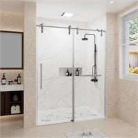 Shower Door 56-60 W x 76 H Frameless