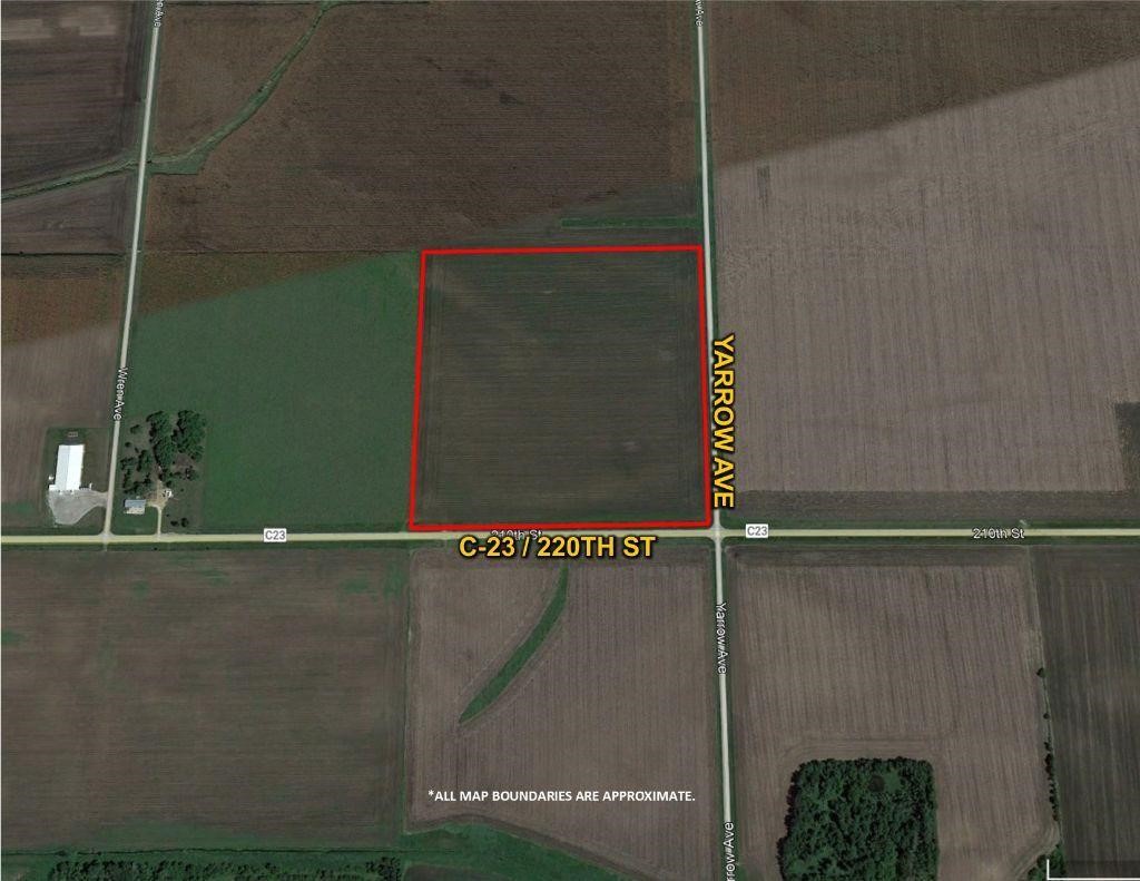 Franklin County Iowa Land Auction, 40 Acres M/L