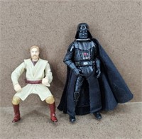 2005 Star Wars Darth Vader & ObiWan Kenobi