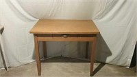 Sturdy Oak Desk Made By Roger Tetu Inc 36" X 24"