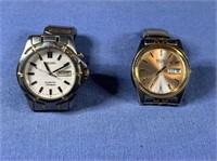 (2 PCS) MENS WATCHES - SEIKO KINETIC TITANIUM,