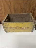 Dr Pepper wooden crate