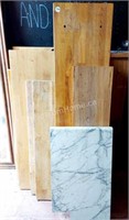 ASSORTED SIZED TABLE/BAR TOP - BUTCHER BLOCK