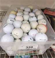 GROUP OF ASSORTED GOLF BALLS