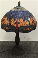 Leaded Glass Parlor Lamp