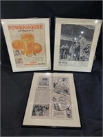 Frame Baseball Advertising & Newspapers