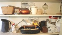 2-Shelf Lot of Assorted Items