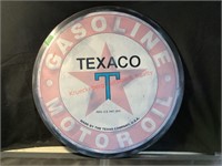Texaco Motor Oil Tin Sign Replica 30"