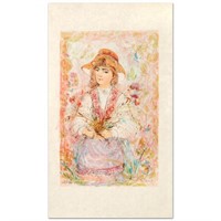 "Heidi" Limited Edition Lithograph by Edna Hibel (