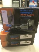 (3) WIRELESS COURTESY DOOR LIGHTS (DISPLAY)