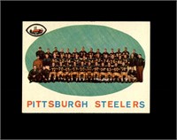 1959 Topps #146 Pittsburgh Steelers TC EX to EX-MT