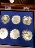 UNC.SIX BEST SILVER ONE OUNCE COINS OF 2023