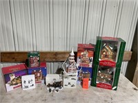 Lot of Christmas Village decor